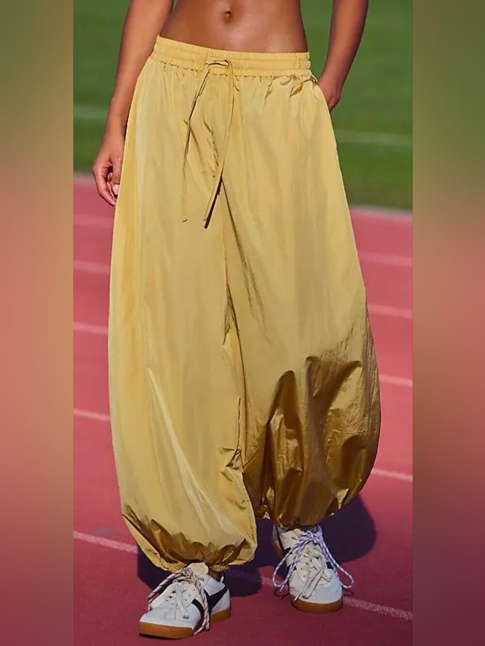 Anthropologie Yellow Balloon Drawstring Joggers 💛
